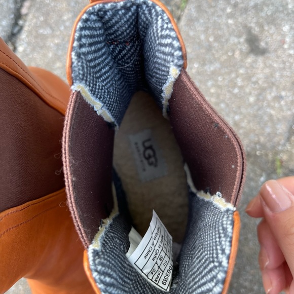 Ugg leather wedge boots - Picture 5 of 10